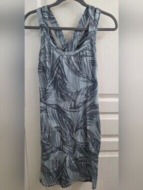ZeroXposur Grey & Green Patterned Midi Dress